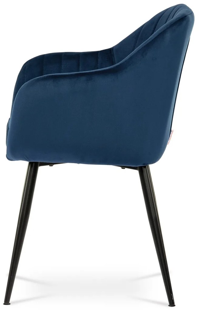 Set de scaune de sufragerie PIKA BLUE4, 2 buc