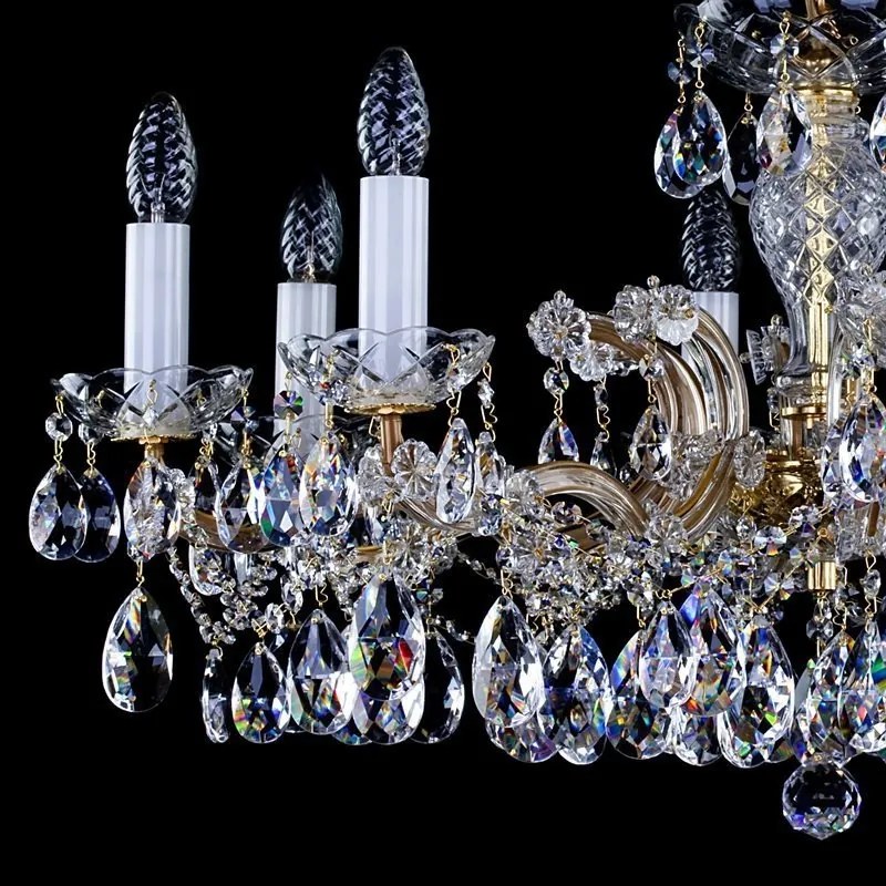 Candelabru Cristal Bohemia Exclusive 8 brate, diam.80cm MARIA TEREZIA 29 CE