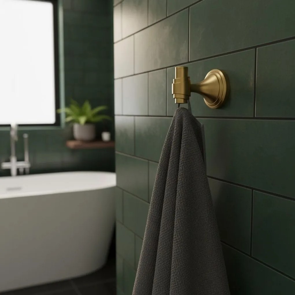 Cuier baie 16101 Aristo Brushed Gold