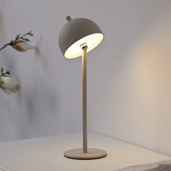 Schöner Wohnen 19244-39 - Lampă de masă LED BELLIS, dimabilă, 2,5W/5V, IP54, gri