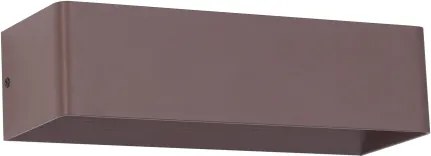 Brilagi - Lampă de perete LED pentru exterior DONNANI LED/12W/230V 30 cm maro IP44