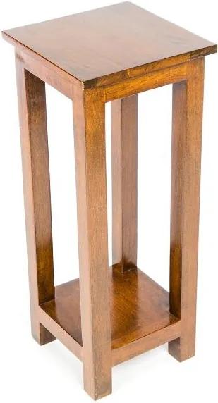 Masa laterala Asro, lemn, maro, 76 x 30 x 30 cm