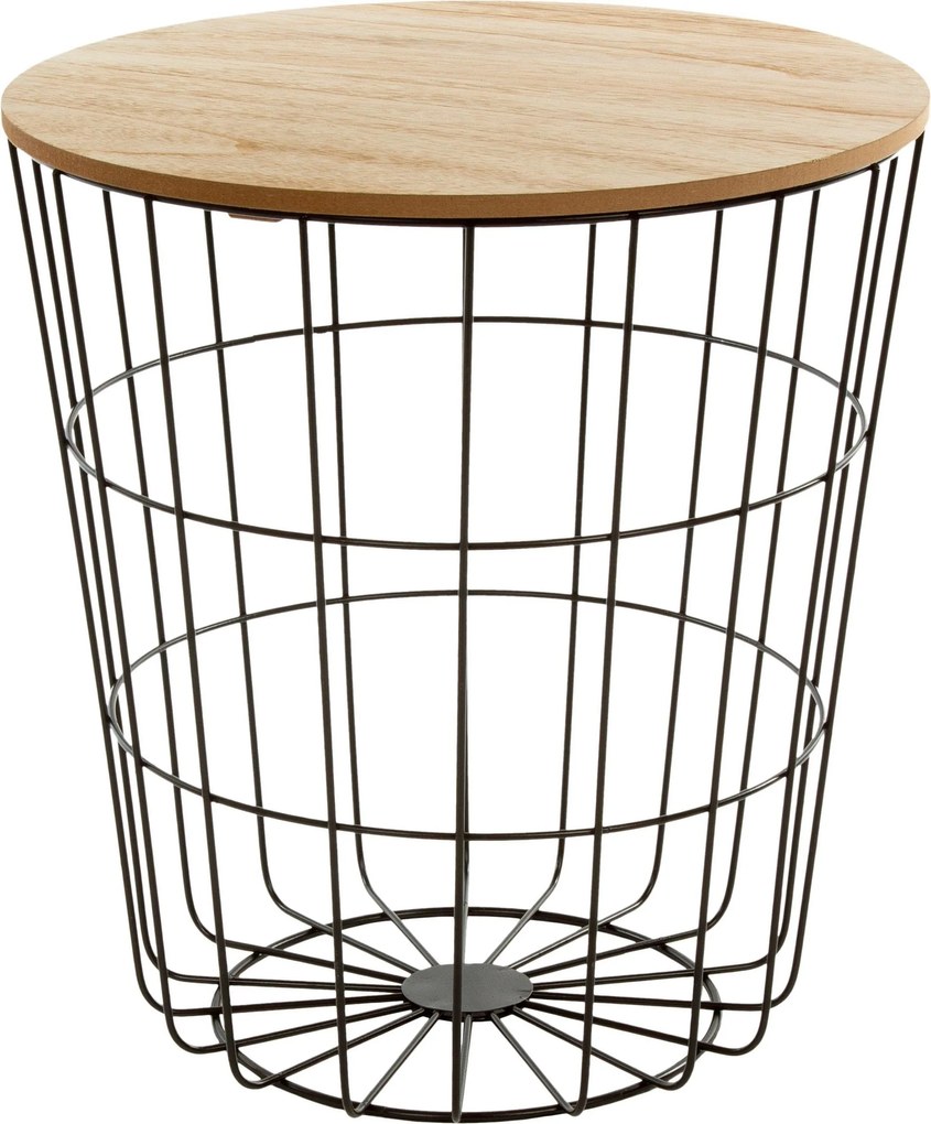 Masuta cu spatiu de depozitare Fritz 39,5/41,5 cm