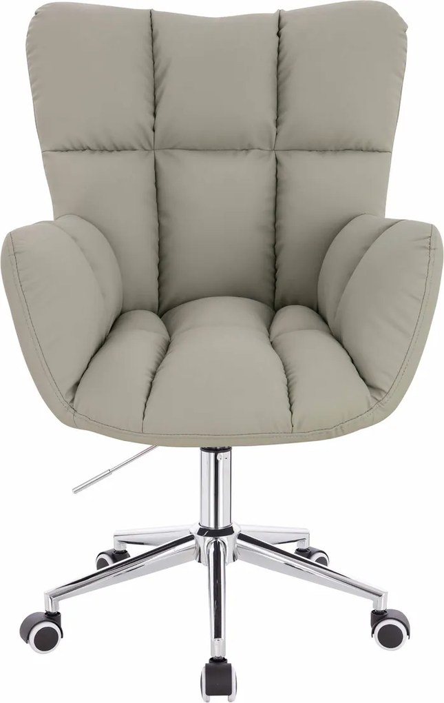 HR650K Scaun Culoare in Piele Ecologica Premium Soft cu Bază Cromata