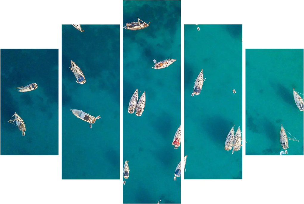 Tablou - Sailboats (150x105 cm)