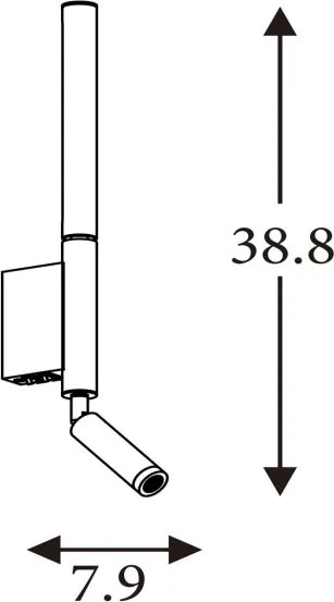 Searchlight 28127LT - Spot LED ARCHITECT LED/7W/230V maro