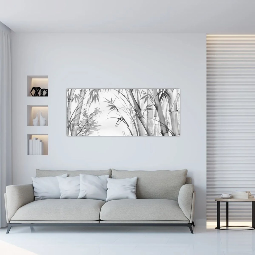 Tablou - Pădure de bambus (120x50 cm)