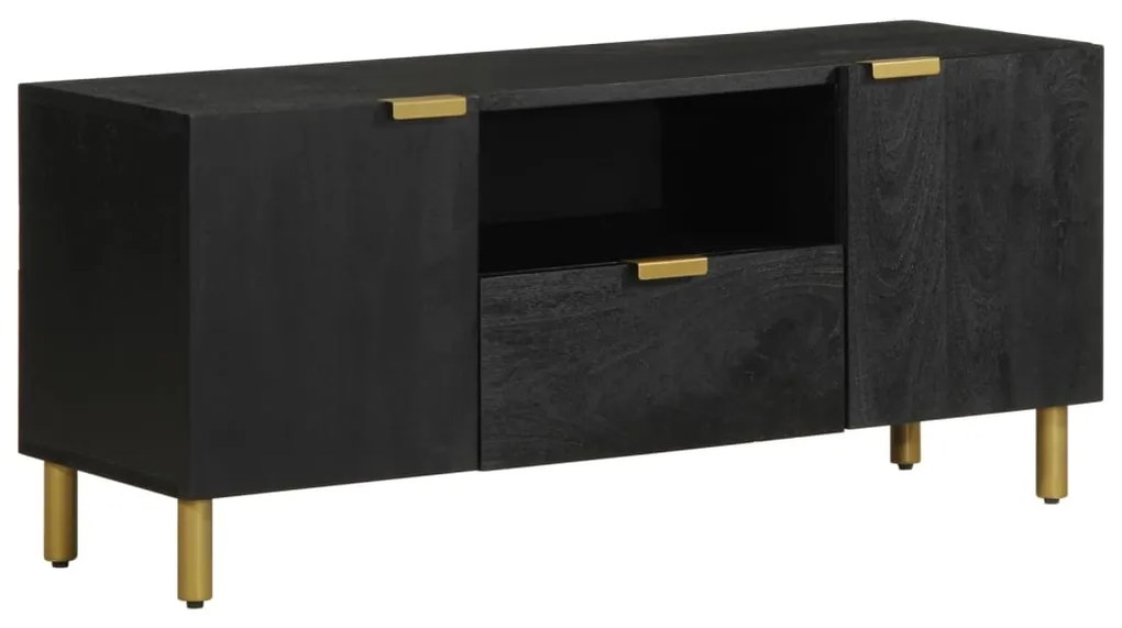 vidaXL Dulap TV, negru, 105x33x46 cm, lemn prelucrat