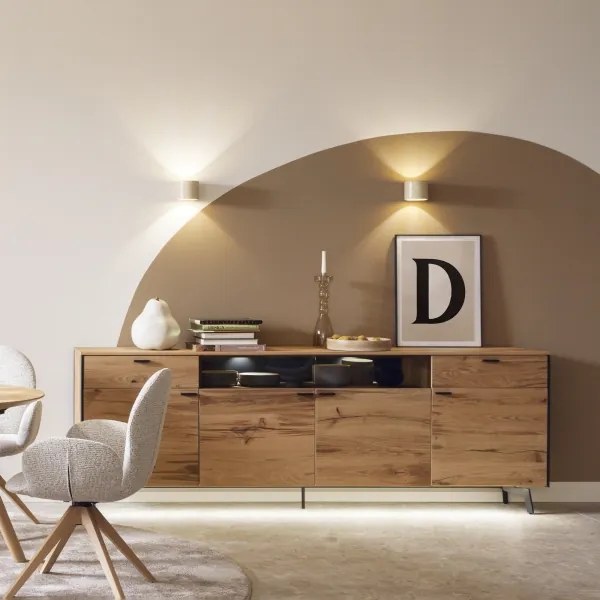 Schöner Wohnen 12542-42 - Aplica de perete TRAVENTA 1xG9/10W/230V beton