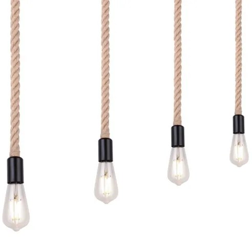 Globo 69029-4H - Lustră pe cablu ULLEU 4xE27/60W/230V