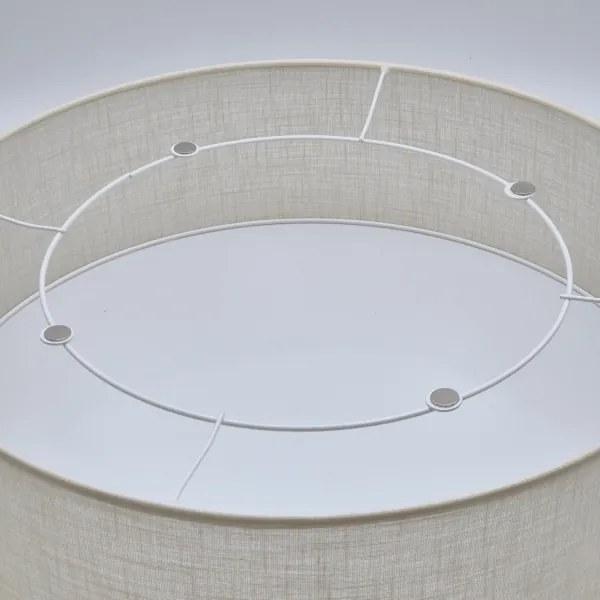 Plafonieră SIRJA DOUBLE 4xE27/15W/230V d. 45 cm crem