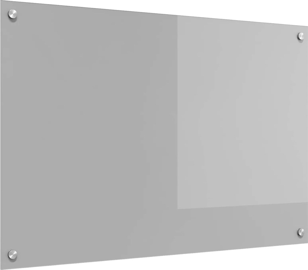 vidaXL Panou de bucătărie Gri deschis 90 x 60 cm sticlă securizată