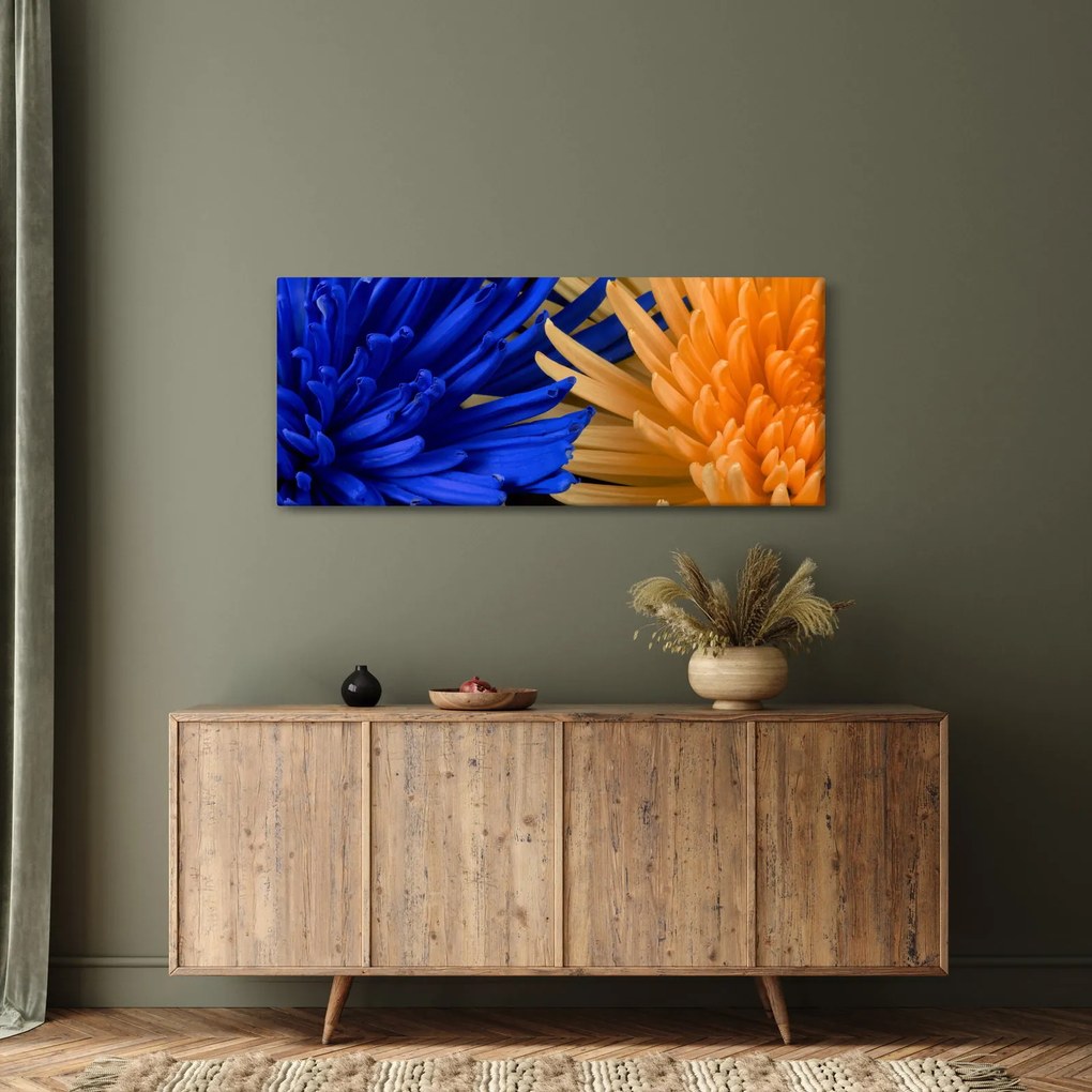 Tablou detailat cu flori (120x50 cm)