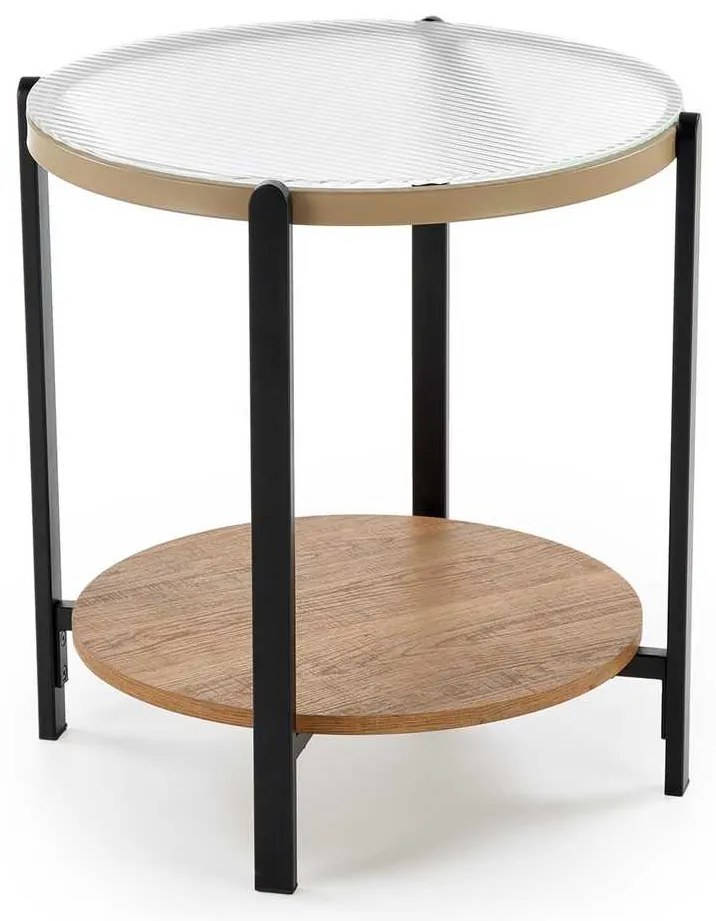 Măsuță de cafea Darien S, stejar / negru