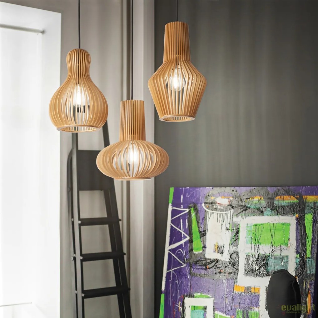 Lustra lemn design natural CITRUS-1 SP1 159843