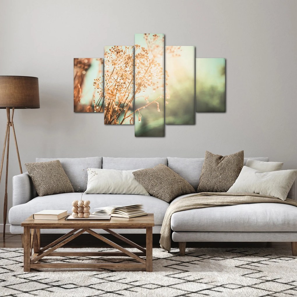 Tablou - Plante după ploaie (150x105 cm)