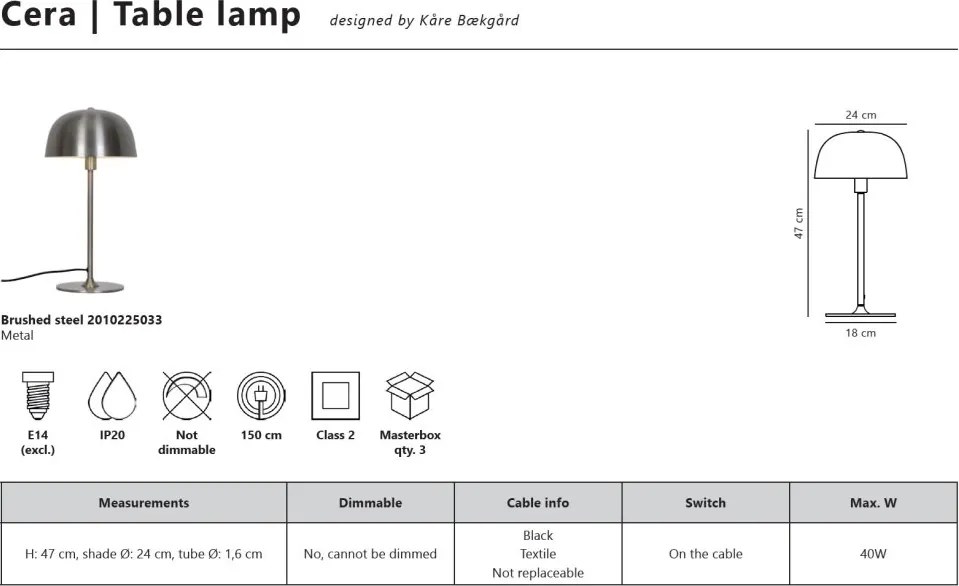 Veioza design nordic modern Cera otel