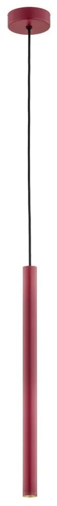 Pendul LED design modern slim Rio rosu