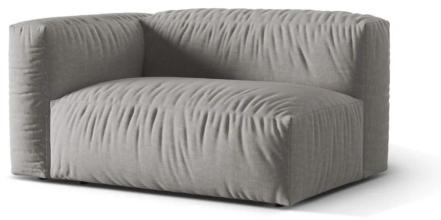Modul pentru canapea modulară gri deschis (cu colț pe partea stângă ) Martina – Micadoni Home