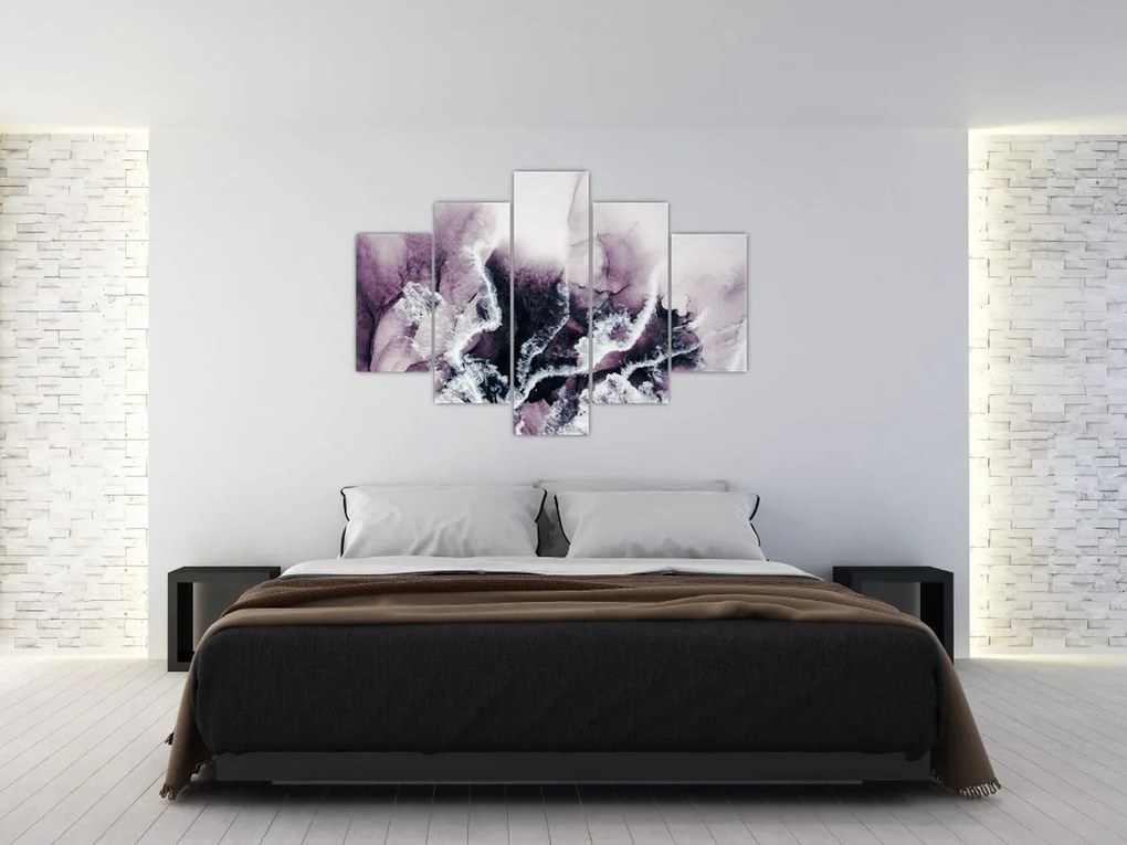 Tablou - Marmură violet N⁰2 (150x105 cm)