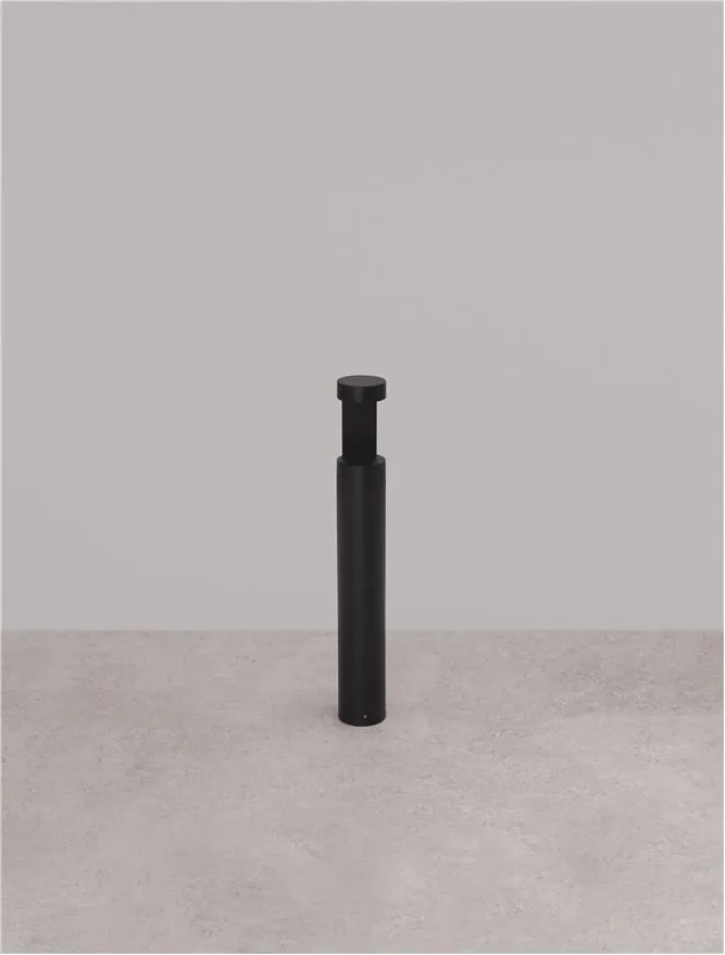 Stalp LED mic pentru exterior design modern IP54 Tala negru H-65cm