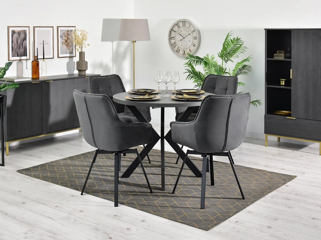 Scaun Aranbura (grafit + negru). Promo -14%. 1110900