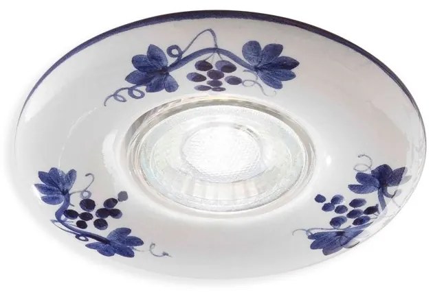 Spot incastrabil design retro realizat manual din ceramica PESCARA