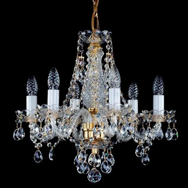 Candelabru Cristal Bohemia Exclusive 6 brate, diam. 48cm Magda VI CE