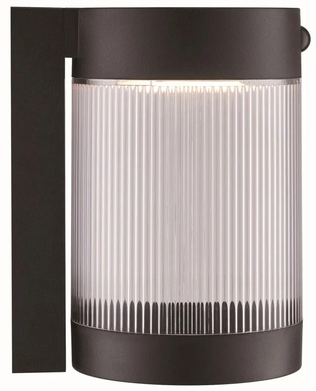 Aplica solara cu senzor de miscare, protectie IP44, Coupar negru
