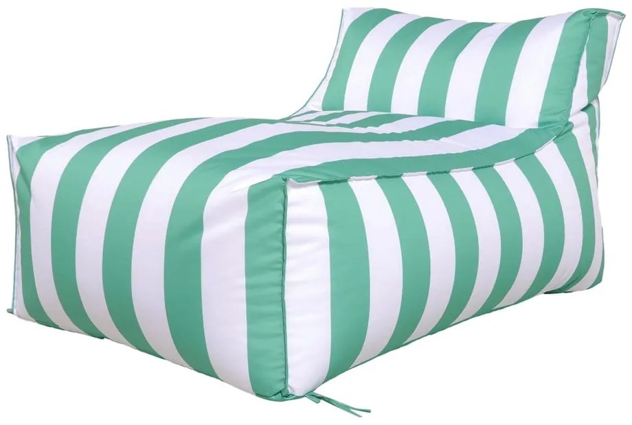 Beanbag pentru grădină alb-verde – Bonami Essentials