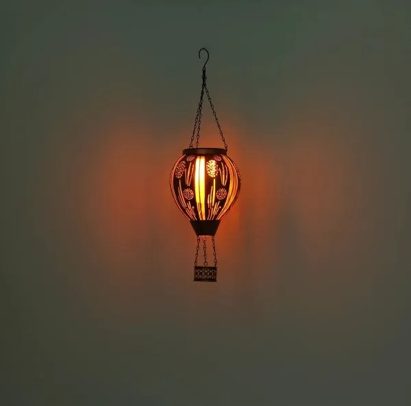 Globo 36140 - Decorațiune solară suspendată LED 12xLED/0,02W/3V IP44 balon zbură