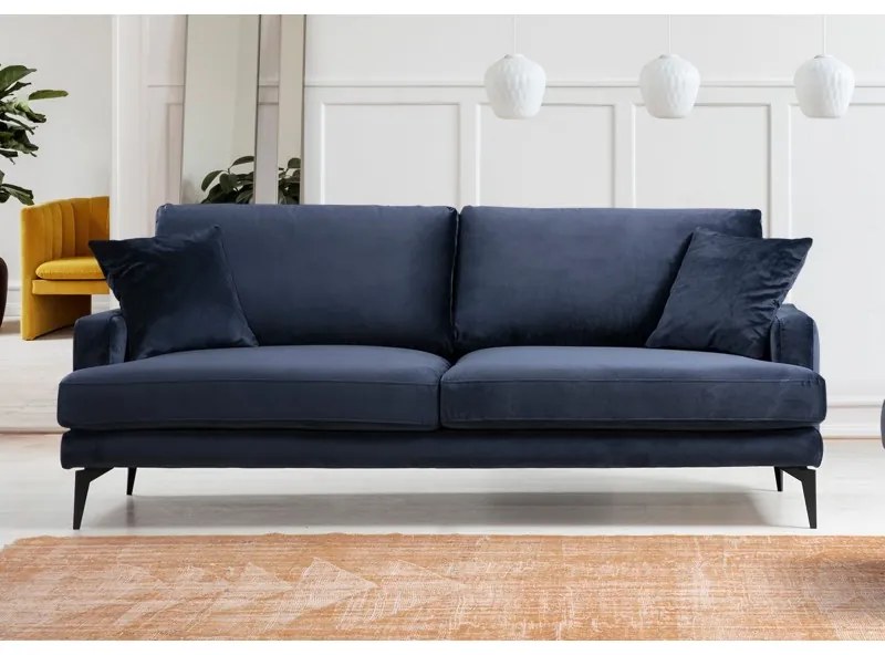 Canapea cu 3 Locuri Papira 3 Seater - Navy Blue