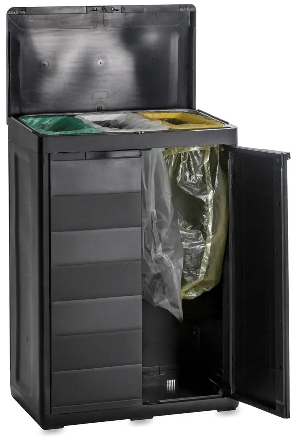 Dulap de reciclare ELEGANCE S - negru