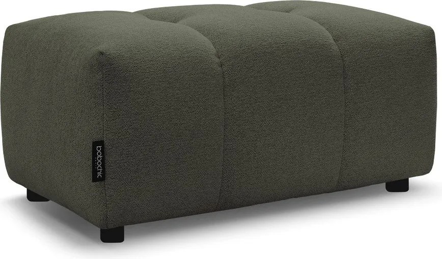 Taburet kaki cu tapițerie din chenille Roxelane – Bobochic Paris