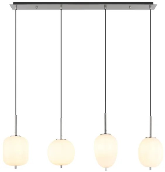 Lustră pe cablu Globo 15345-4NO BLACKY I 4xE14/40W/230V