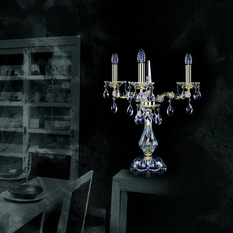 Veioza, lampa de masa Cristal Bohemia Exclusive MARIA TEREZIA 38 TL CE