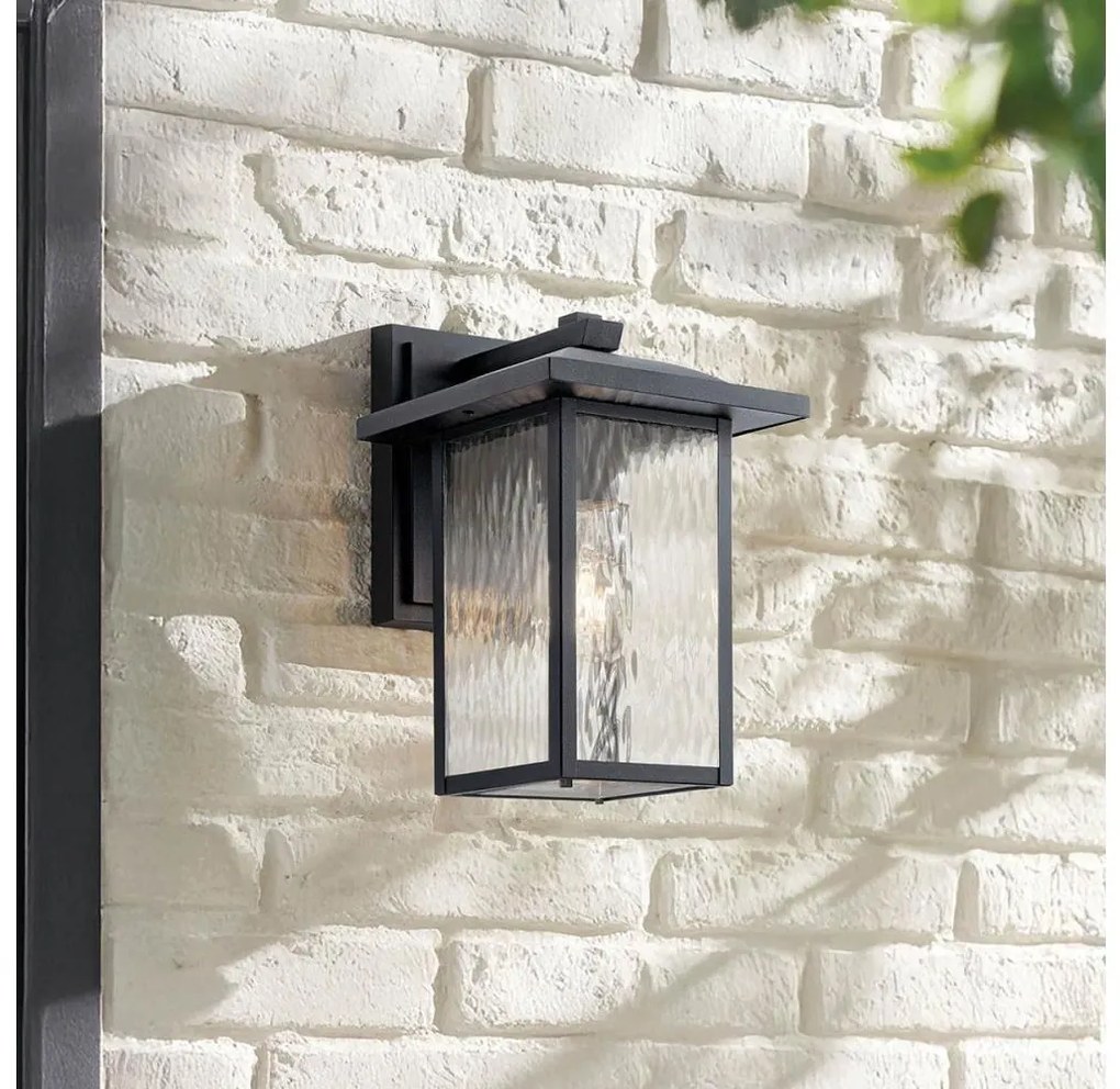 Kichler KL-CAPPANNA-M-BKT - Aplică de perete pentru exterior CAPPANNA M, 1x E27/60W/230V, IP44