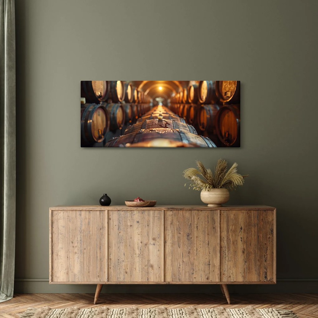 Tablou - Pivniță de vinuri (120x50 cm)