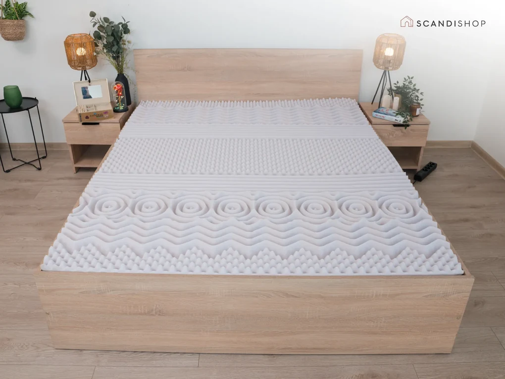 Saltea spuma DELUXE 180 x 200 cm Protectie saltea: Incluzine protectia de saltea