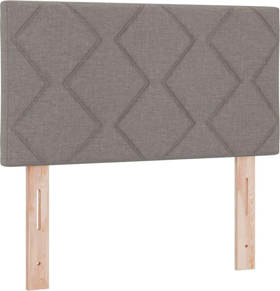 vidaXL Tăblie cap Gri taupe 80 cm țesătură