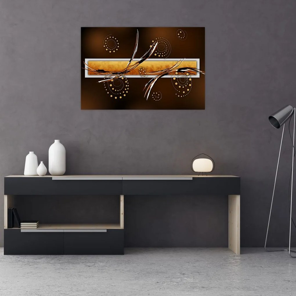 Tablou abstracției - Fluturi (90x60 cm)