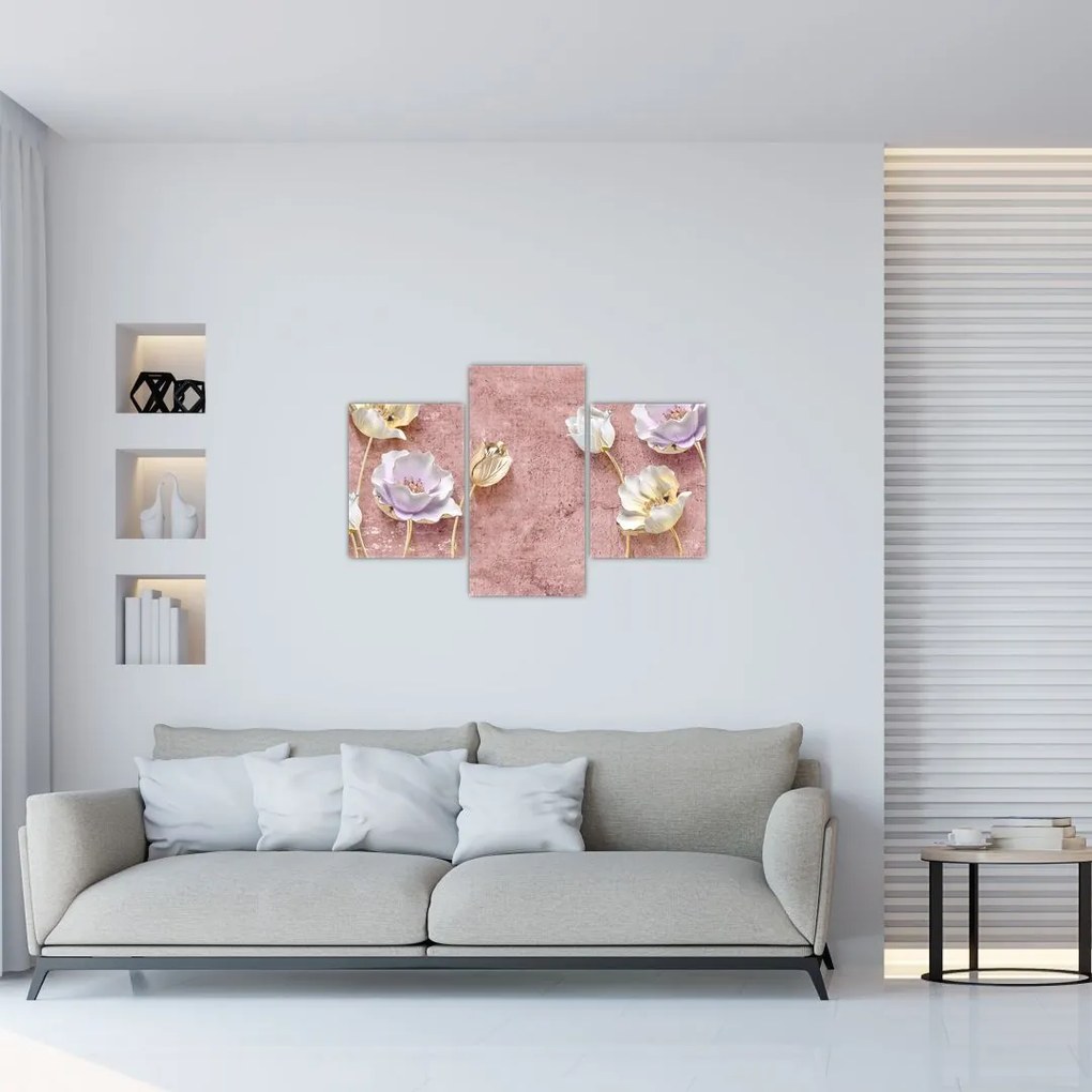 Tablou cu flori (90x60 cm)