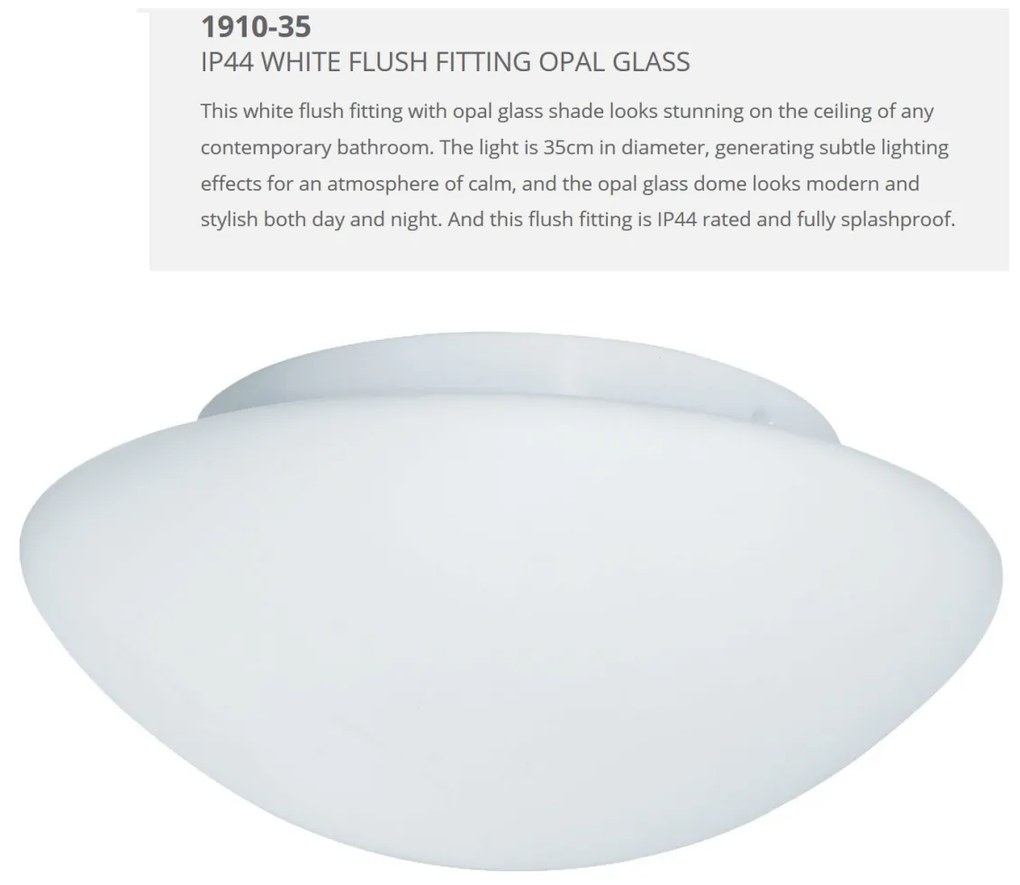 Aplica de perete / tavan pentru baie IP44 Discs 35cm 1910-35 SRT