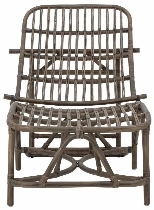 Sezlong Dione, maro, din rattan