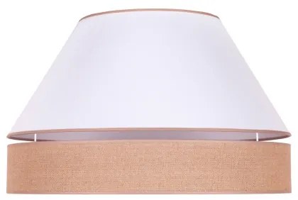 Duolla - Plafonieră AVIGNON 3xE27/15W/230V d. 60 cm albă/maro