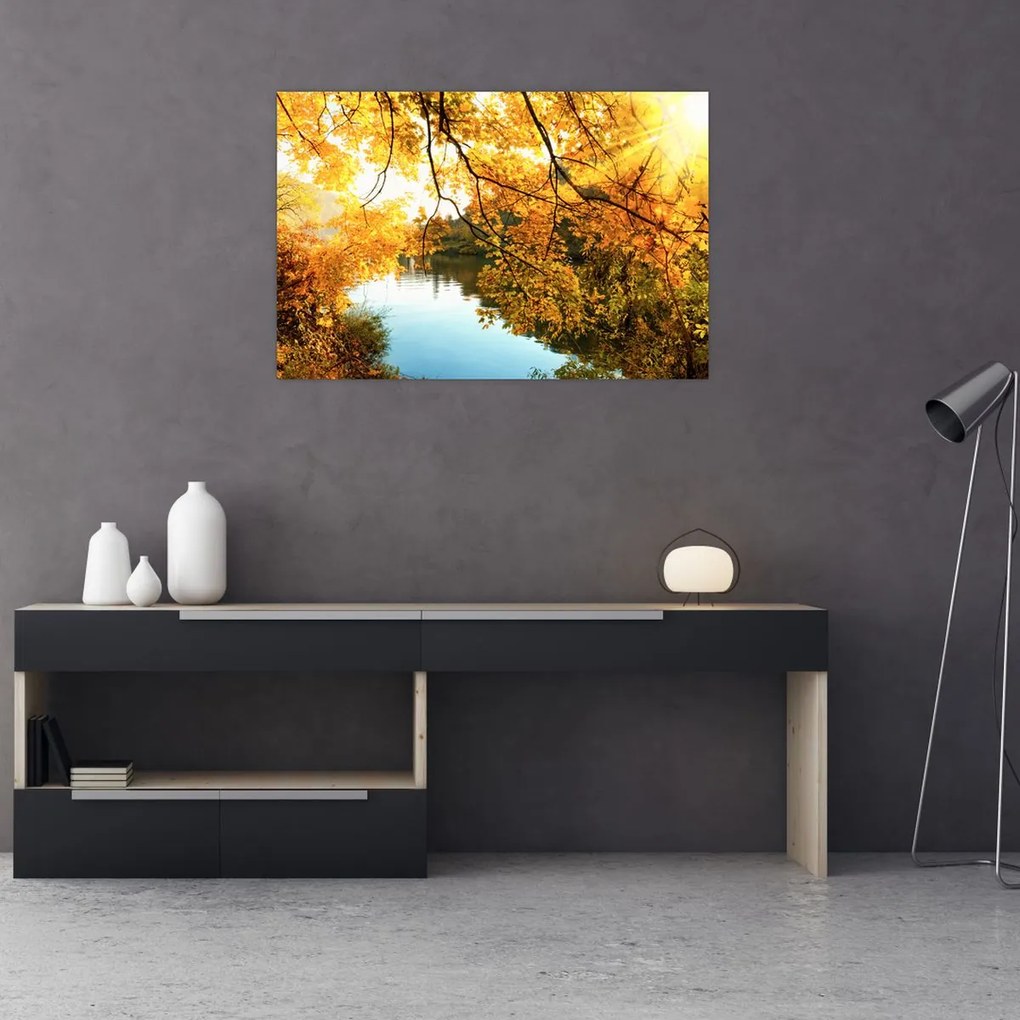Tablou - Copac de toamnă (90x60 cm)
