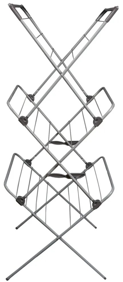 Uscător de rufe vertical cu 3 niveluri