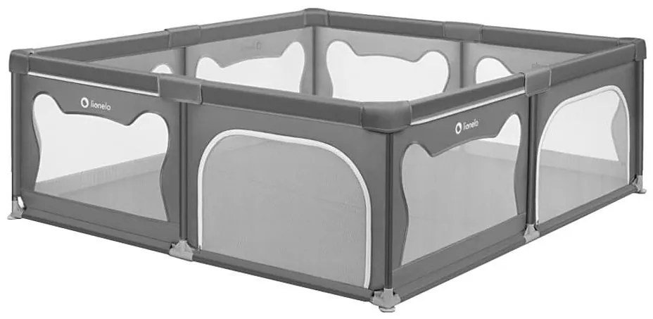 Țarc de joacă Lionelo WILLOW XL gri