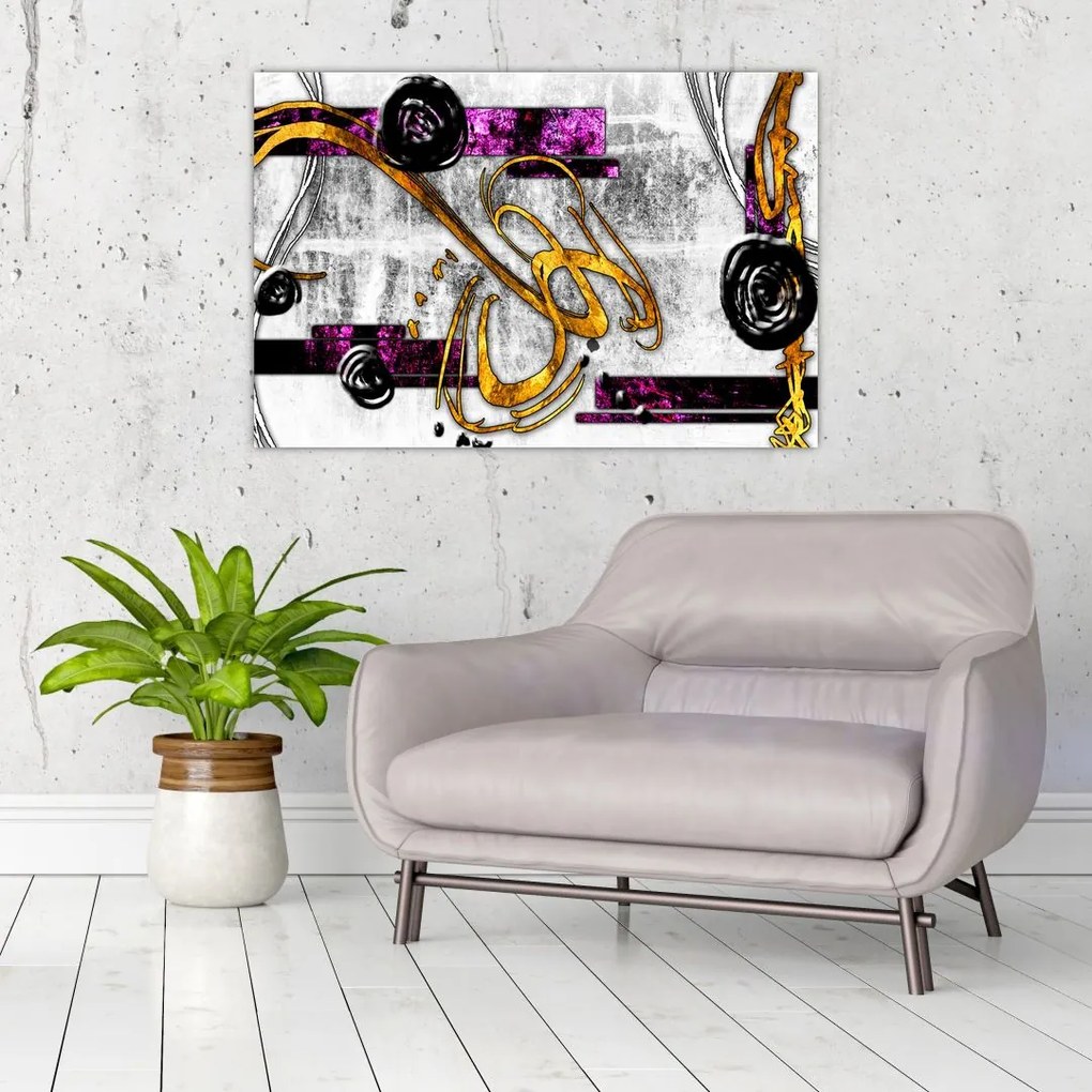 Tablou abstracției (90x60 cm)