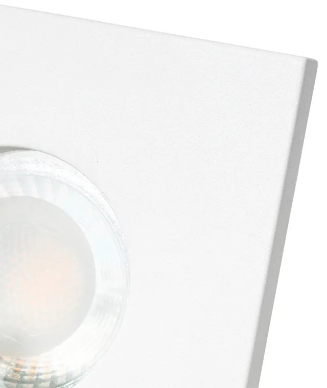 Set de 6 spoturi încastrate moderne pentru baie alb - Doku